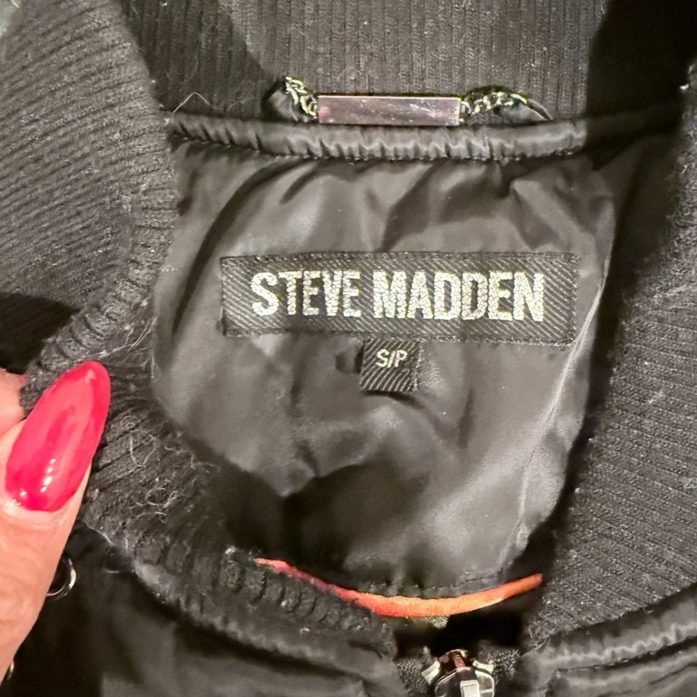 🔥Steve Madden Black Women's Jacket Size S EC🔥